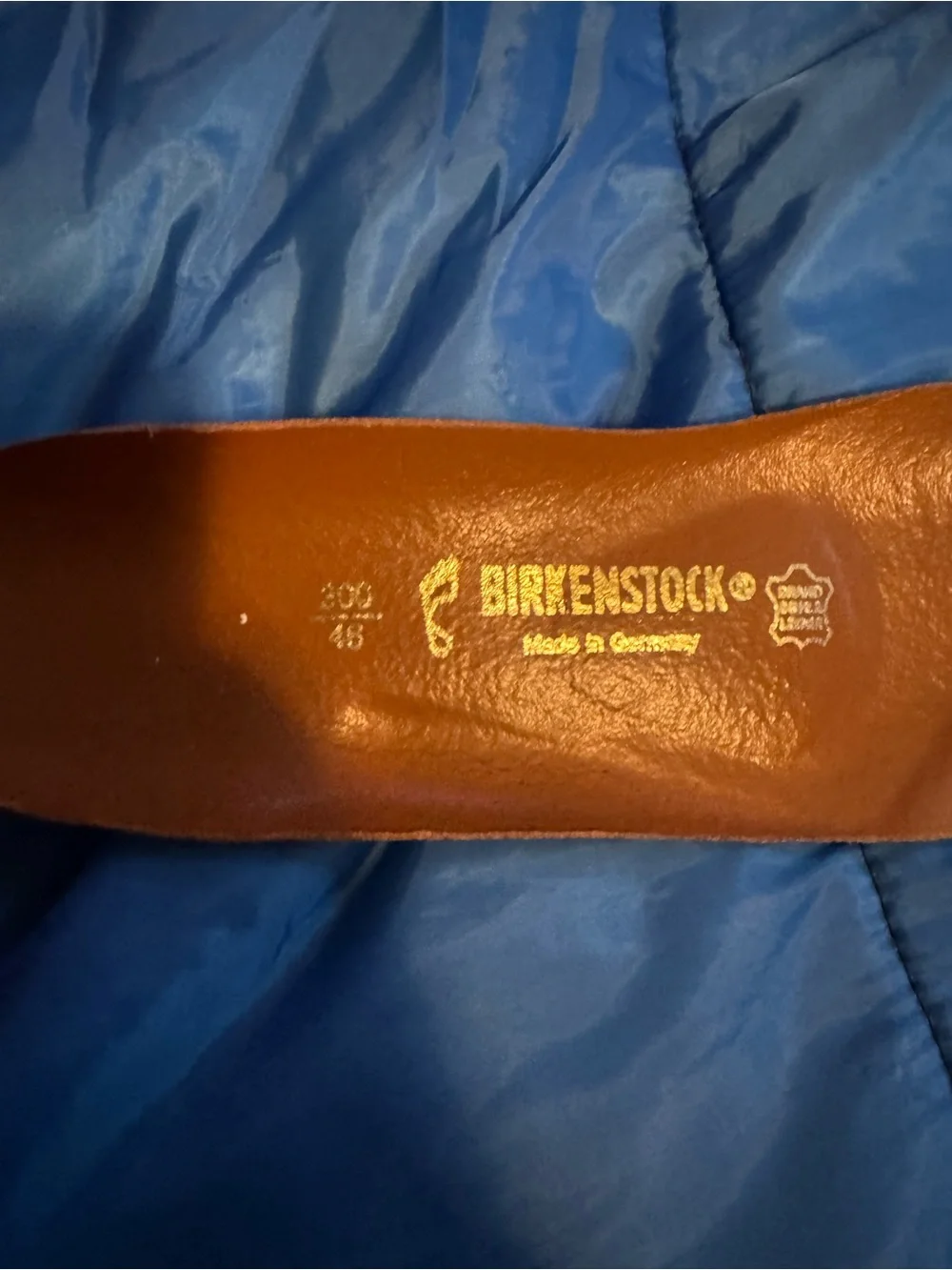 Birkenstock Brown Leather Footbed Insoles - men’s